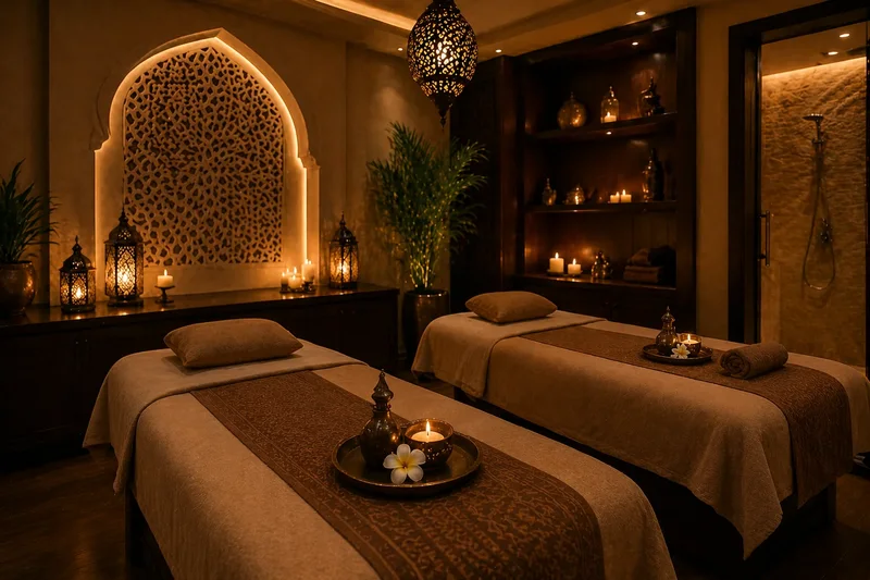 VIP private spa treatment room Dubai